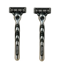 2x Gillette Mach3 Razor Precision Shave with Comfort Grip Handle