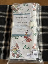 NIP-Pottery Barn Kids-Disney Home x Sanderson-MICKEY  MINNIE MOUSE Crib Sheet
