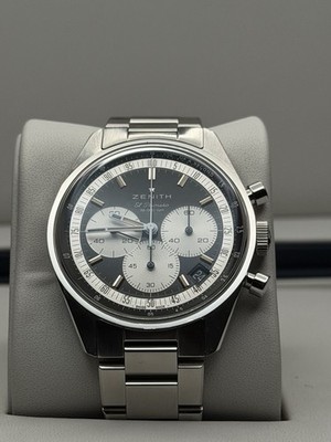 Zenith El Primero Chronomaster Black Dial 03.3200.3600/21.C903 Full Set + Extras