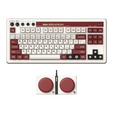 8Bitdo Retro Bluetooth Mechanical Gaming Keyboard, Programmable - Fami Edition