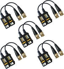5 Pairs 5MP Passive HD BNC Video Balun Transceiver Transmitter AHD/TVI/CVI/CVBS