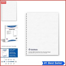 19 Hole Pre-Punched Binding Paper 8.5x11 24lb...