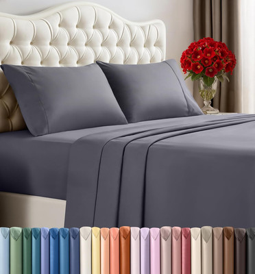 Utopia Bedding Queen Sheet Set   4 Piece Bed Sheets for Queen Size Bed, Soft and