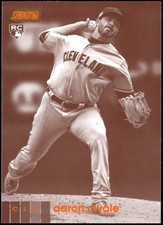 2020 Stadium Club Aaron Civale #269 Sepia Rookie Card. rookie card picture