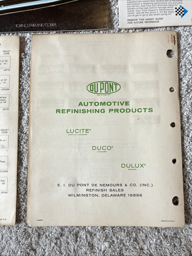 Collection 5 Different Vintage FORD AUTOMOBILE BROCHURES 1969 Colors Specs etc. - Picture 6 of 22