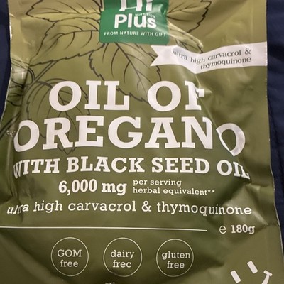 HiPlus Nutrition Oil of Oregano + Black Seed Oil Softgels 300ct 180g Exp 12/27