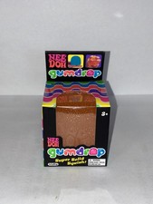 Schylling Nee Doh Gumdrop Super Solid Squish Squeeze Toy Orange Age 3