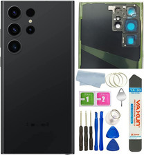 Samsung Galaxy S23 Ultra Back Glass Replacement  Phantom Black Rear Housing w/