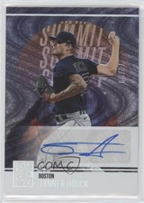 2022 Panini Capstone Summit Signatures Holo Silver 74/99 Tanner Houck Auto u1a