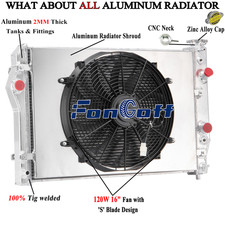 4rows Radiatorshroud Fan For 1993-02 Chevy Camaro Z28ss Pontiac Firebird 5.7l