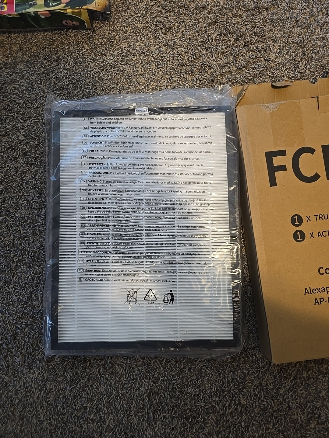 Air Purifier Filter Kit for Alexapure Breeze 3049, AP-B103 AP-B104 Replacement-image