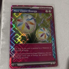Pokémon TCG Neo Upper Energy 162/162 Temporal Forces ACE Rare Holo NM