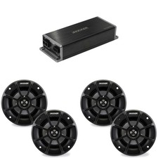 Kicker Marine KPX300.4 Powersports Motorcycle Amp 2 4" Speakers 2 Ohm
