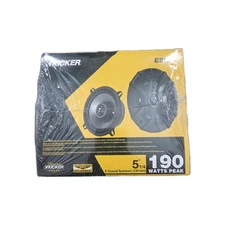 Kicker ESC5 Coaxial 5-1/4” Car Audio 190 Watt Stereo Speakers
