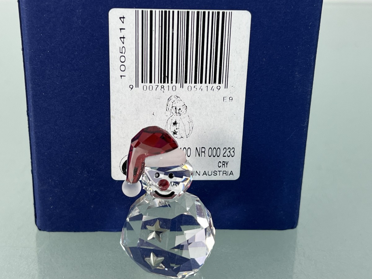 Swarovski Figurine 1005414 Rocking Snowman 4cm. Original packaging