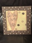 Faith Hope And Love Decorative Wall Sign — photo 2