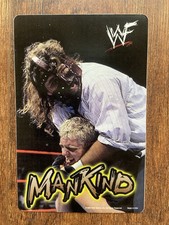Vtg 1999 WWF WWE Attitude Era MANKIND Vending Machine Prism Sticker 1
