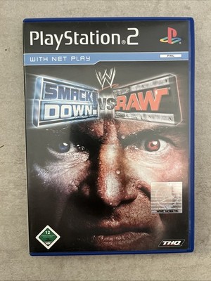 PS 2 Spiel Smack Down Vs. Raw Wrestling Sony PlayStation 2 mit Anleitung
