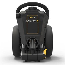 POWAKADDY MICRA GOLF PUSH TROLLEY 3 WHEEL GOLF TROLLEY COMPACT FOLDING NEW 2025
