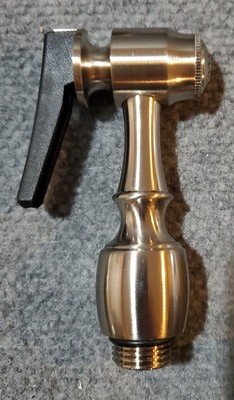 Kingston Brass KS1278TALBS Küchenarmatur Tudor – Satinisiertes Nickel Mit Drucksprüher, 22,23 Cm Tüllenreichweite