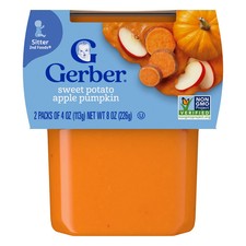 2nd Foods , Sitter, Sweet Potato Apple Pumpkin, 2 Pack, 4 oz 113 g Each