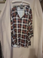 Women In Control Blouse Earthtones Size 5XP