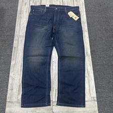 NWT Levi  s 559 Relaxed Sit At Waist Straight Fit Blue Jeans 42x30 Cotton Stretch