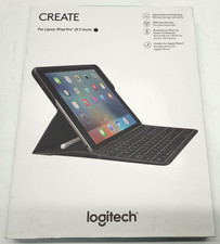 NOB Logitech Create Keyboard Case w/Pencil Holder for Apple iPad 9.7" N2126 C9