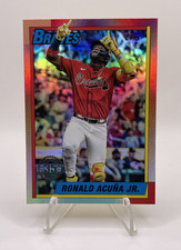 Ronald Acuna Jr. 1990 Topps Foil Insert 2025 Topps Update #U90-22 Braves