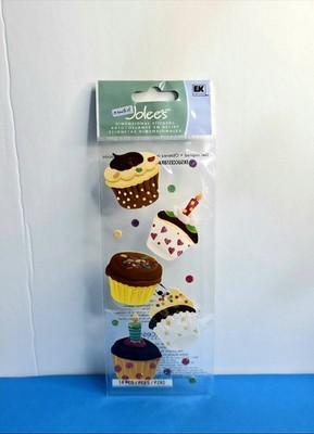 FREE SHIP Jolee's CUPCAKES Scrapbook Stickers BIRTHDAY CELEBRATION BALLOONS