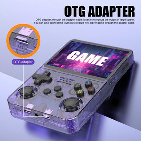 128GB, R36S Retro Handheld Video Game Console 20000 Games 3.5 Inch IPS Scree