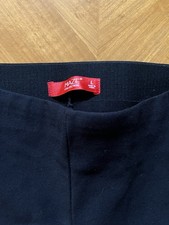 Maze Black Button Accent Flat Front Women's Dress Pants Solid Pattern Regular