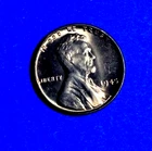 1945-P LINCOLN WHEAT CENT (PENNY) RED "BU" UNCIRCULATED (U-GRADE) REV SPOTS #13