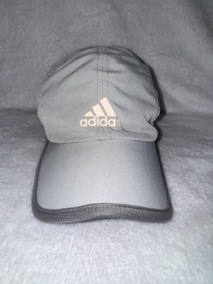 Adidas Hat Cap Strapback OSFM Grey Aeroready Two Tone Panel 
