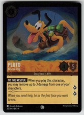 Pluto - Rescue Dog Cold Foil Common Ursula's Return 20/204 Lorcana NM