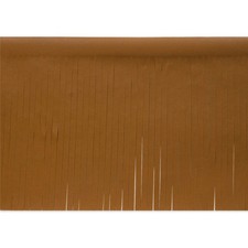 6" Light Brown Vegan Leather Fringe Trim Matte Finish 10 Yard Cut Sewing Craft