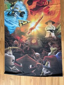 LEGO Display Flag Cloth NINJAGO The Golden Weapons RARE 2011 Banner Promotional 2521