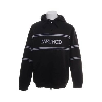 Method, Kapuzenpullover, Größe: L, Schwarz, Baumwolle/Polyester, Print #EKA