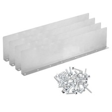 4pcs Gutter Valley Splash Guards Downspout Diverter Roof Rain Diverter