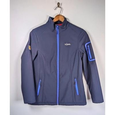 #ad Lidl Softshell Jacket Women#x27;s Large Uniform Employee Outdoor Warm Fleece Lined $18.89