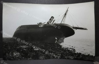 Vintage Lowestoft Trawler " LT 706 Golden Gift " altes Foto 14 x 9 cm