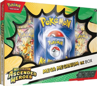 Mega Evolution Ascended Heroes Mega Meganium ex Box