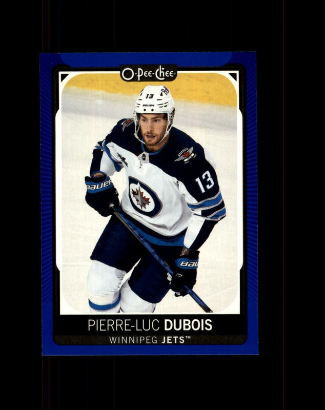 #471 Pierre-Luc Dubois Winnipeg Jets 2021-22 O-Pee-Chee Blue Border