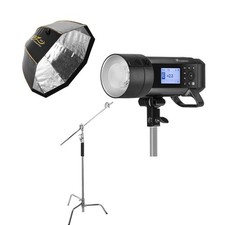 Flashpoint XPLOR 600 PRO TTL - Glow EZ Lock Octa Quick XL Softbox With Bowens M