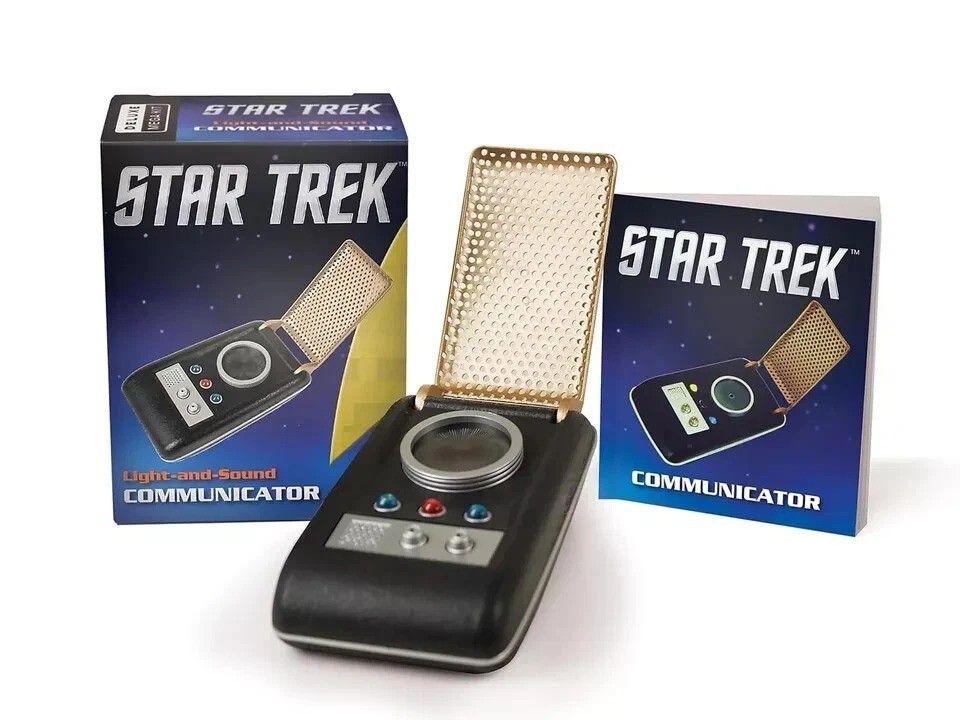 Star Trek WB Light Sound Communicator: oggetto di scena fantascientifico da collezione foto 3