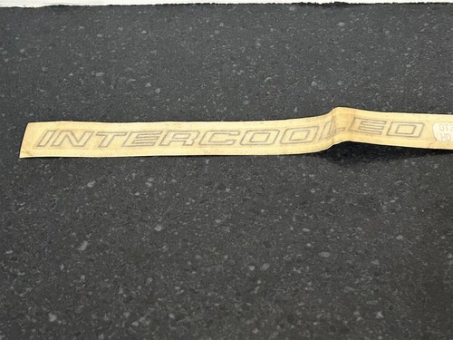 Genuine OT357HA4 INTERCOOLED TURBO Decal NOS - Picture 2 of 5
