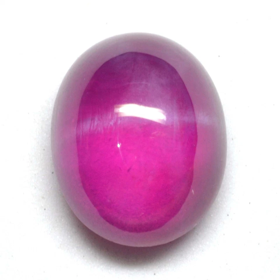 8.85 Ct 12.5x9.8 MM Pink Red Ruby Star Sapphire 6 Rays Lab Corundum VDO RRS7029 - Image 4 of 4