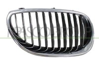 Prasco KüHlergitter Vorne Rechts FüR BMW 5Er Touring E61 E60 Chrom/Schwarz