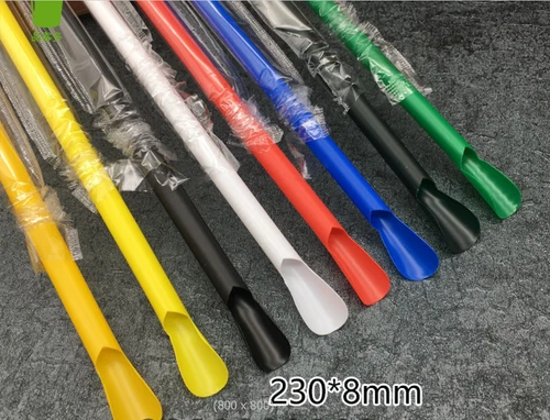 Venta al por mayor * Jumbo pajitas tubos batido pajitas 230X8 mm extra grueso - Imagen 2 de 15