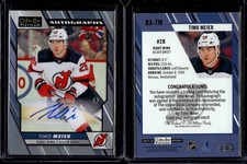 2023-24 O-Pee-Chee Platinum Blue AUTOGRAPHS #BA-TM Timo Meier